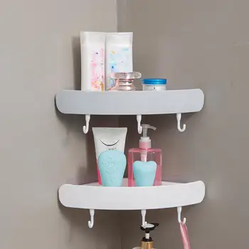 

Plastic Bathroom Shelf Organizer Snap Up Corner Shelf Caddy Bathroom Corner Shelf Shower Storage Wall Holder Shampoo Holder