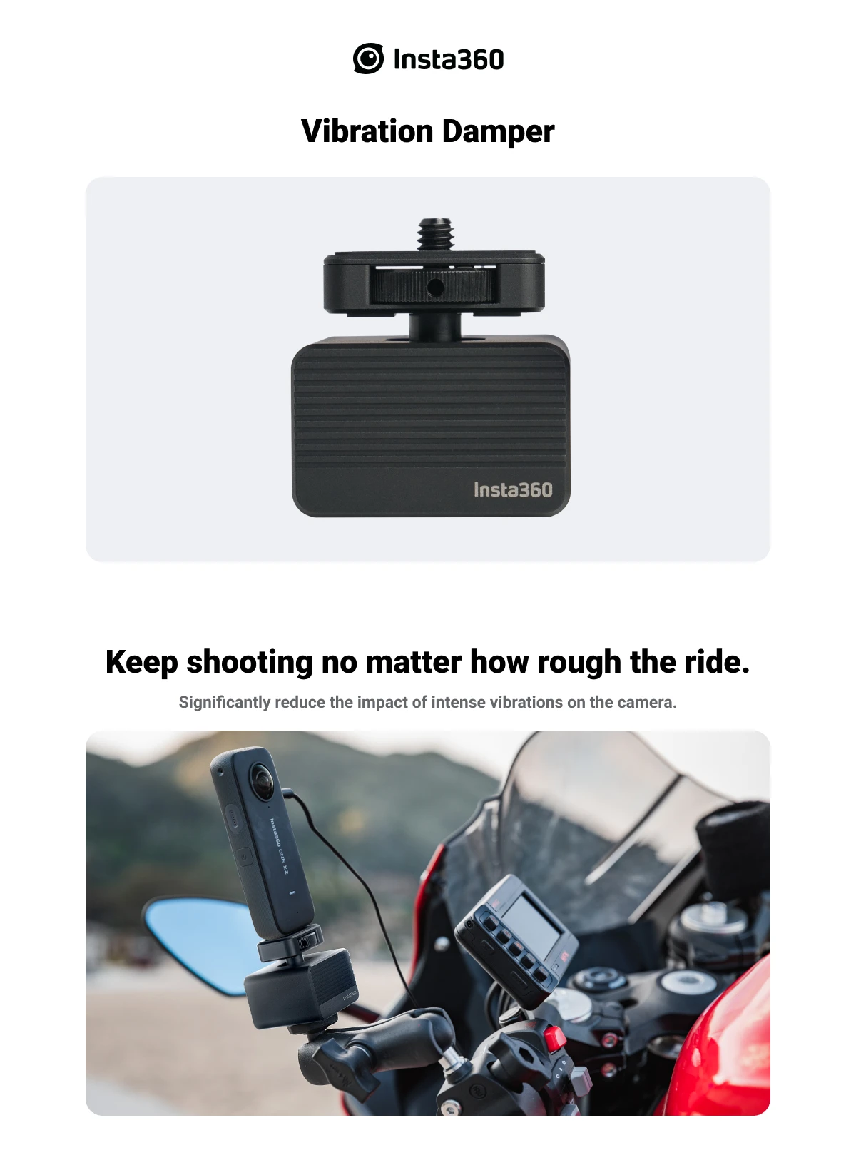 Description Picture 2 of itemInsta360 X4 X3 Vibration Damper For Insta 360 ONE X2 / ONE RS Sport Camera Original Accessoies