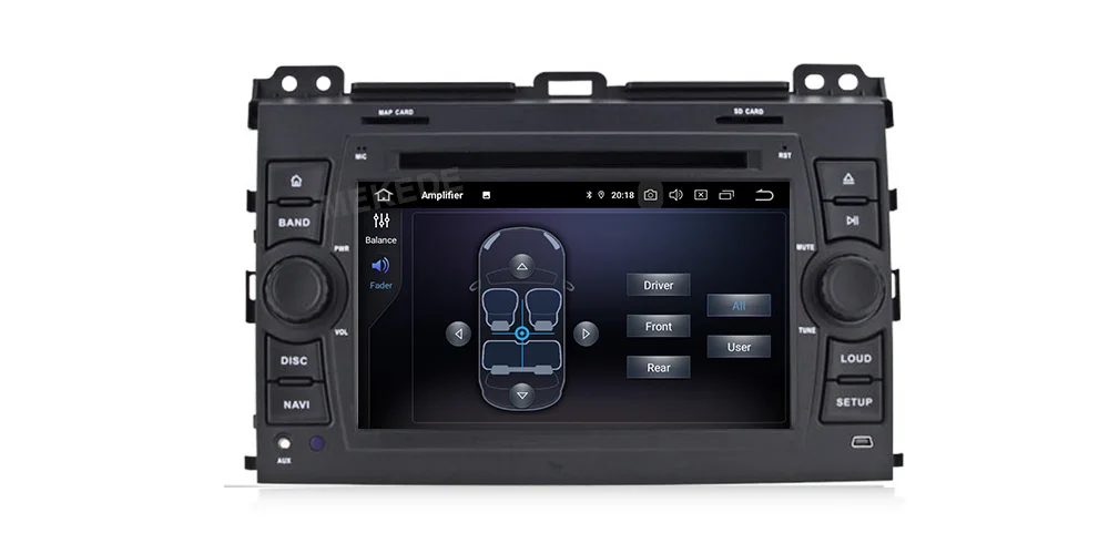 Excellent MEKEDE Android9.0 4G RAM 64G ROM RDS Car Multimedia player for toyot prado 120 2003-2009 Car GPS navigator radio wifi Casstee 11