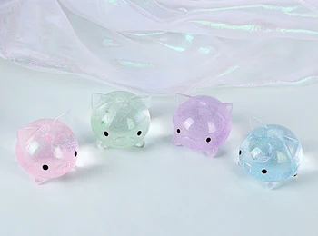 

Decompression Toys Crystal Pig Piglets Cute Animals Environmentally Friendly Healthy Trick Stress Reliever Kids Xmas Gifts New