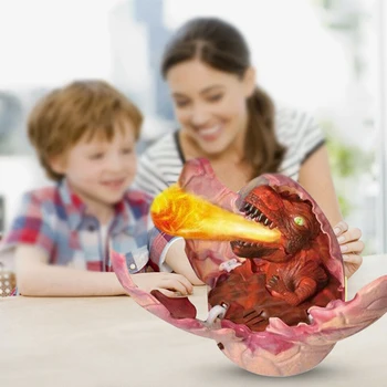 

Simulation Dinosaur Egg Toy Voice Control Educational Sprayed Realistic Dinosaur Toys For Kids Birthday Gift