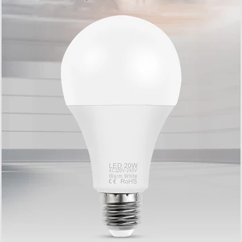 

E27 LED Bulb Lamps 3W 6W 9W 12W 15W 18W 20W Lampada LED Light Bulb AC 220V-240V Bombilla Spotlight Cold/Warm White