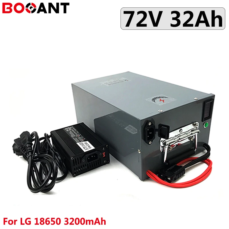 72V 30Ah 3000W NIU electric scooter lithium battery for LG 18650 cell 20S 4000W rechargeable pack with metal case | Спорт и