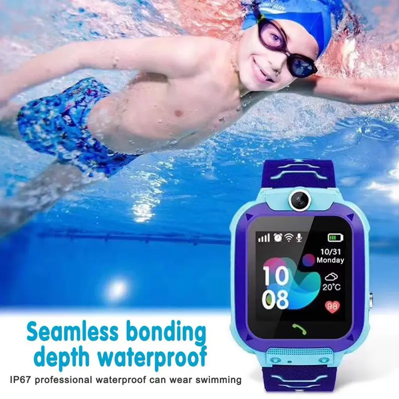  Kinder Uhr Kinder Smart Wasserdichte Uhr Anti-Verloren Kid Armbanduhr Mit GPS Positionierung Und SO