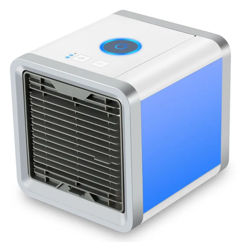 

New Style Mini Air Cooler Refrigeration Humidification System Air Cooler Small Portable Office Desk Surface Panel USB Air Cooler