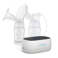 Tire lait électrique à Double moteur, pompe d'allaitement Portable, batterie Rechargeable conçue, sans BPA, pompe à lait intelligente 
