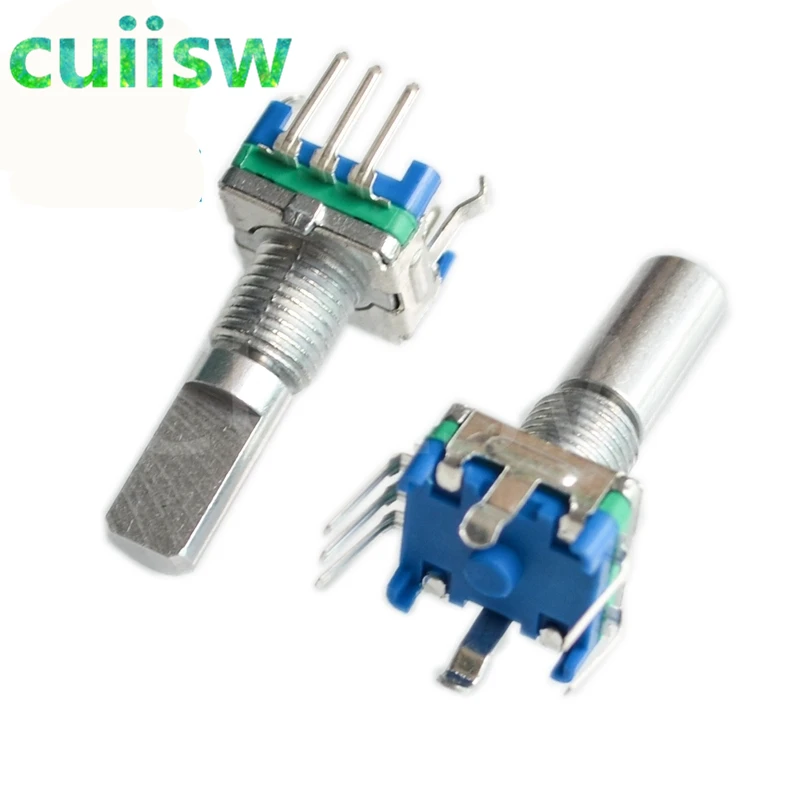 1PCS Original,Rotary encoder,code switch/EC11/ audio digital potentiometer,with switch,5Pin, handle length 20mm