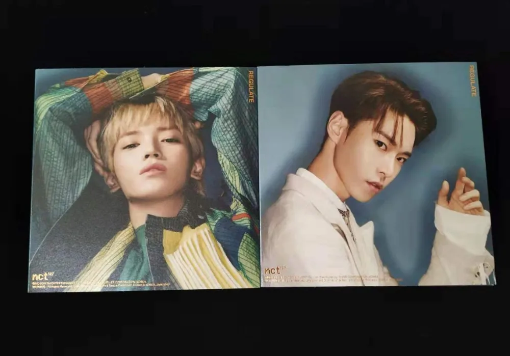 NCT 127 NCT127 亲笔签名 1辑 Regulate CD 金道英 和李泰容封面  7