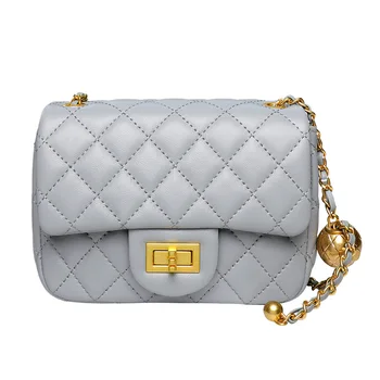 

Women Shoulder Bag Crossbody Chain Clutch Bags Plaid Handbag high quality Flap Leather Small Messenger Bag Lady High End Wallet