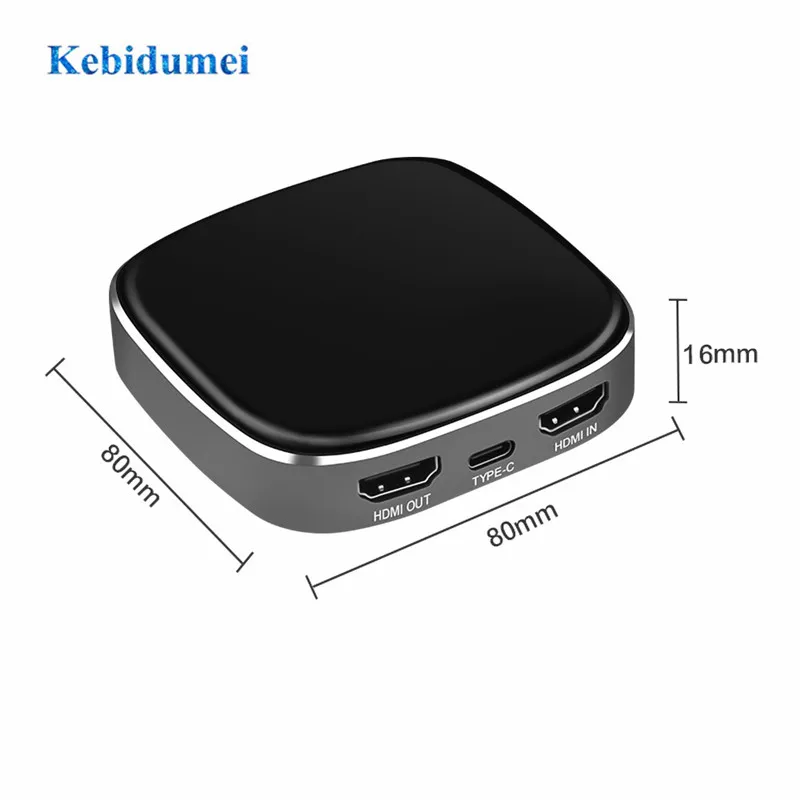 Карта видеозахвата kebidumei HDMI 4K и 60 Гц Type C на USB3.0|Карты видео- ТВ-тюнеров| |