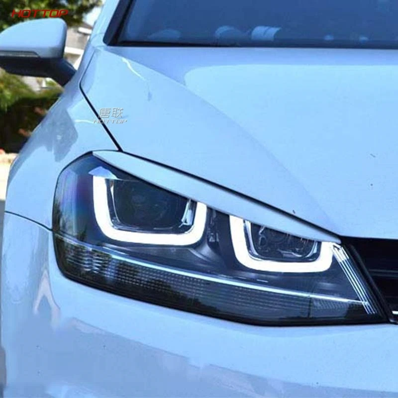 Фары веки для бровей хромированная отделка наклейка Volkswagen VW Golf 7/7 5 GTI Sagitar 13 18