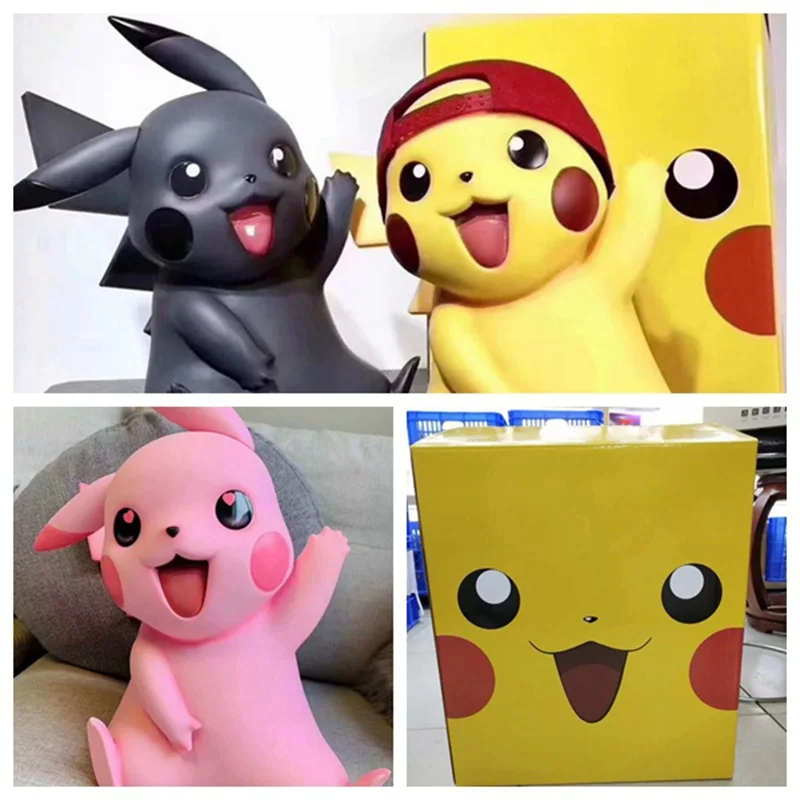 

Takara Tomy 40cm 1:1 Big Pikachu Statue PVC Models Pokemon Action Figure
