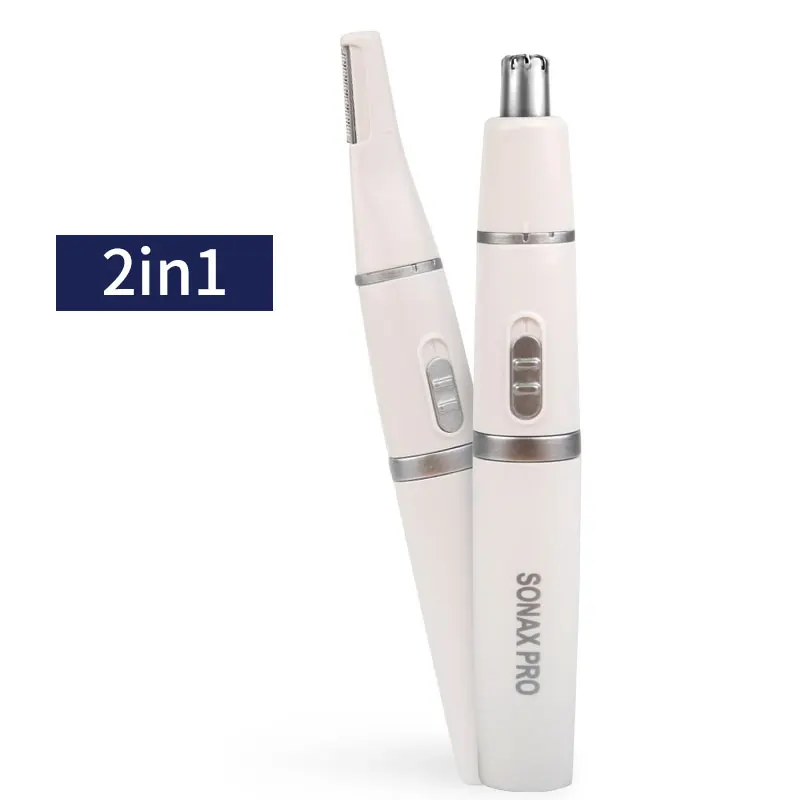 

2 In 1 Nose Hair Trimmer Head Battery-Powered Hair Trimmer For Nose Ear Hair Eyebrows Beard Hair Removal