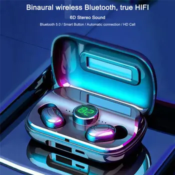 

Ottwn TWS Bluetooth 5.0 HIFI Wireless Earphones Headphone 8D Stereo Sport Earbud Headset With Charging Box Mic For iPhone Xiaomi