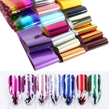 

4*20cm Mix Flower Nail Foils Sticker Nail Art Transfer Sticker DIY Design Stickers Tips Decorations