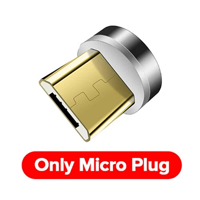 1 м 2 м 3 а быстрый Магнитный зарядный кабель с 360 вращением круглые USB кабели для samsung Galaxy S9/S9 Plus/S10/S10e/S10Plus - Цвет: Micro USB Plug