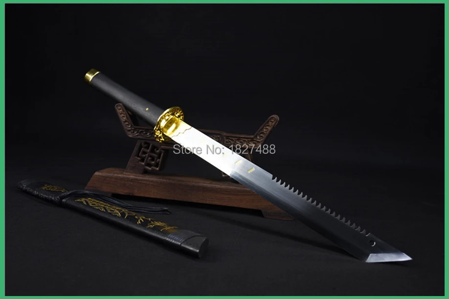 Для китайского кунг-фу Broadsword Sword WuShu Da Dao сильный высокий клинок из марганцевой стали Острый Открытый нож боевой меч