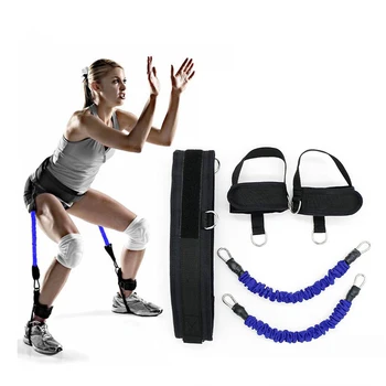 

6pcs Vertical jump trainer Resistance Bands Set Expander Yoga Exercise Fitness Rubber Tubes Bands Stretch Training Gyms Workout