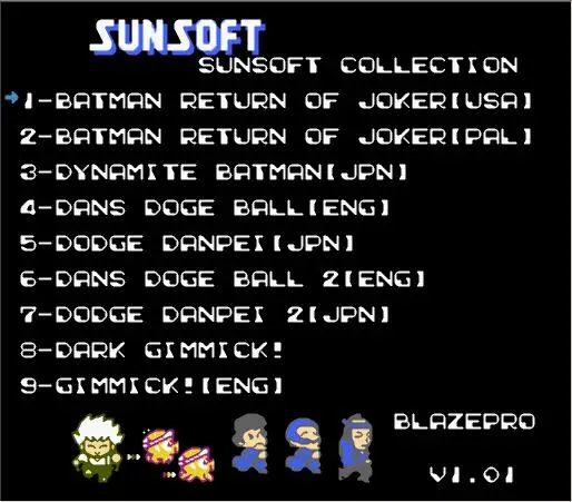 Коллекция SUNSOFT игровой картридж 18 в 1 для консоли NES/FC | Электроника