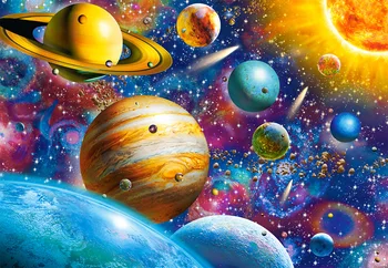 

Assembling Solar System 1000 Pieces European Imported Puzzle Educational Toy