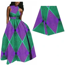 Алмазная напечатанная Анкара Голландский Настоящий Воск для женщин вечернее платье DIY шитье батик ткань Африканская настоящая восковая ткань 553