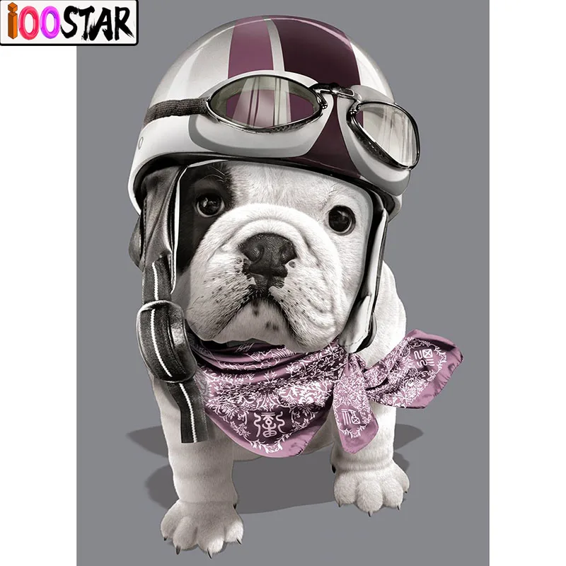 

5D diamond painting embroidery Animal little Bulldog full square/round diamond Mosaic Rhinestones Cross stitch Home decoration