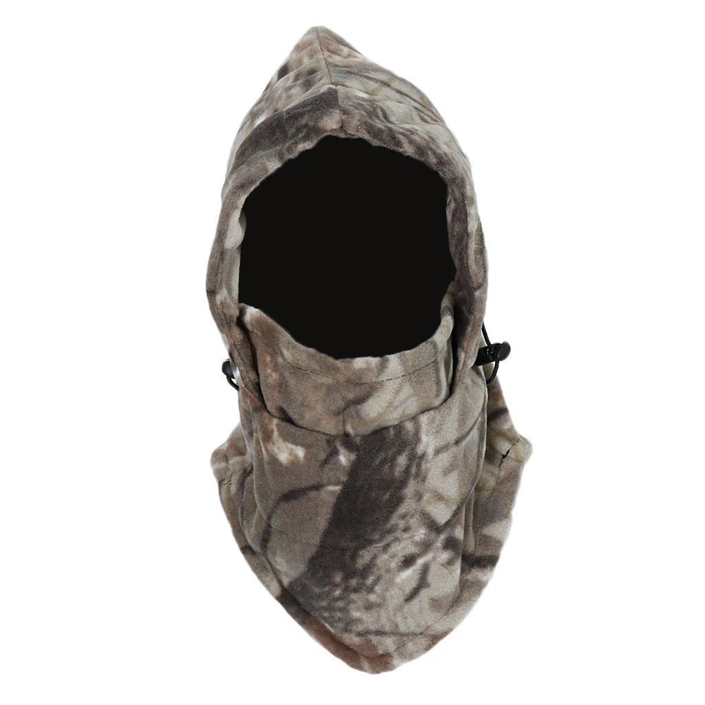 Camouflage Windproof Warm Winter Sports Ski Cycling Fleece Balaclava Hat Cap Neck Hood Face Mask Winter Sports Face Mask