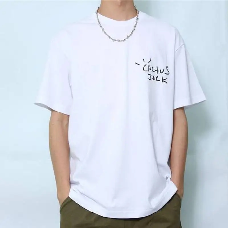 Мужская и женская футболка С КАКТУСОМ Джеком 20ss TRAVIS SCOTT лето|Футболки| |