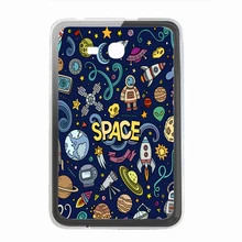 Мягкий с рисунком из ТПУ чехол для samsung Galaxy Tab 3 lite 7,0 tab 3 V VE SM-T110 T111 T113 SM-T116NU прозрачная на планшет задняя крышка