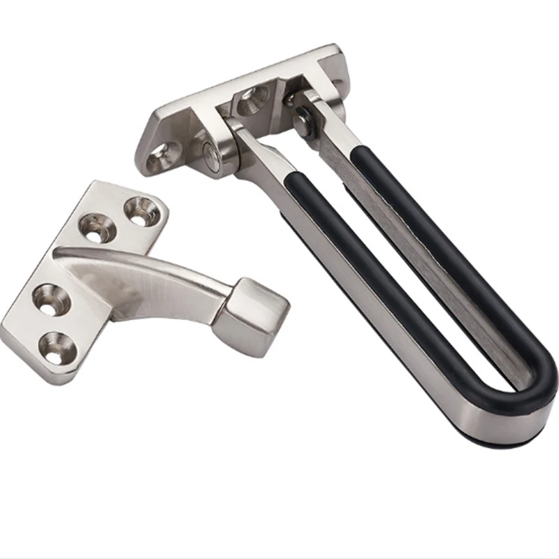 

Metal Hasp Latch Lock Door Security Safety Hasp Lock Anti-Theft Chain Lock Guard Catch Door Fastens Lock Tools Home Hotel Hasp L