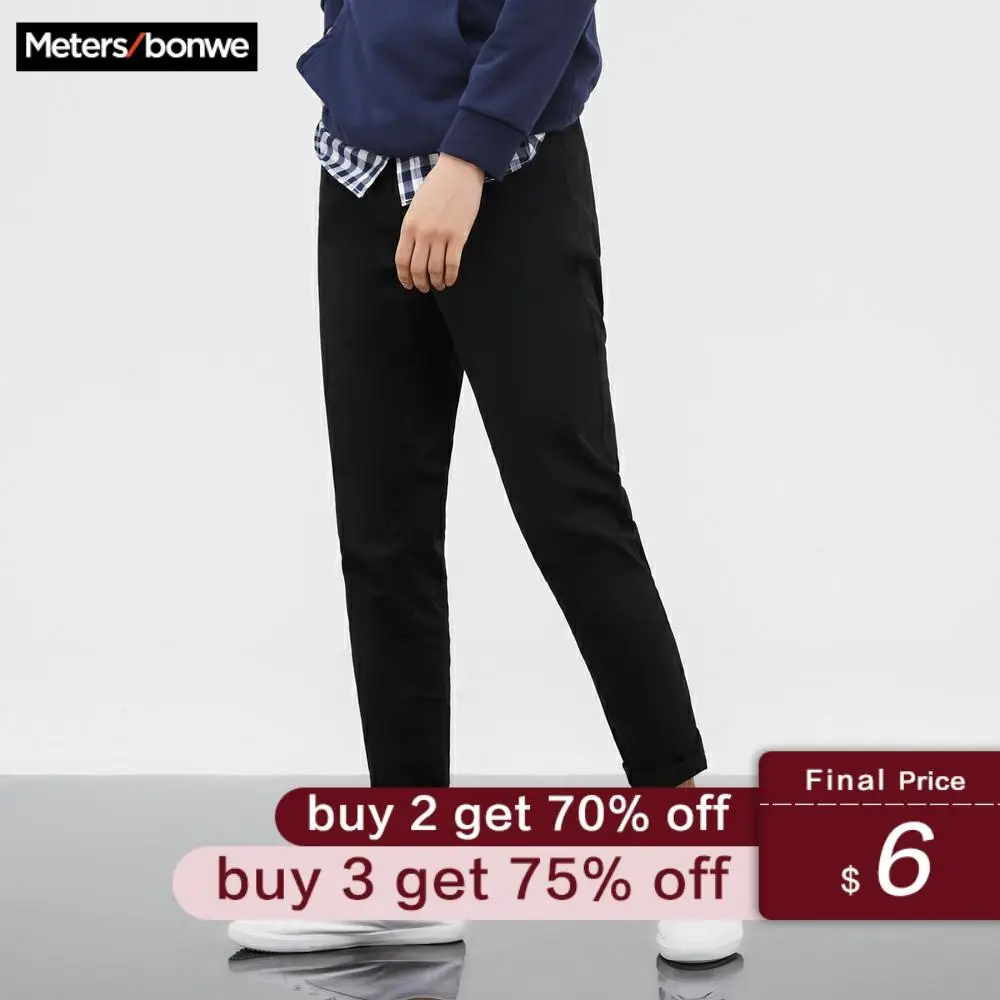 

Metersbonwe Men Casual Pants Autumn Casual Trousers Straight Chinos Fashion Jogging Pants Male Brand Trousers High Quality