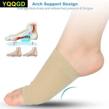 

1Pair Gel Cushioned Orthotic Arch Support Sleeve Pair for Plantar Fasciitis Flat Feet Pain Heel Spurs Heel Neuromas Relie