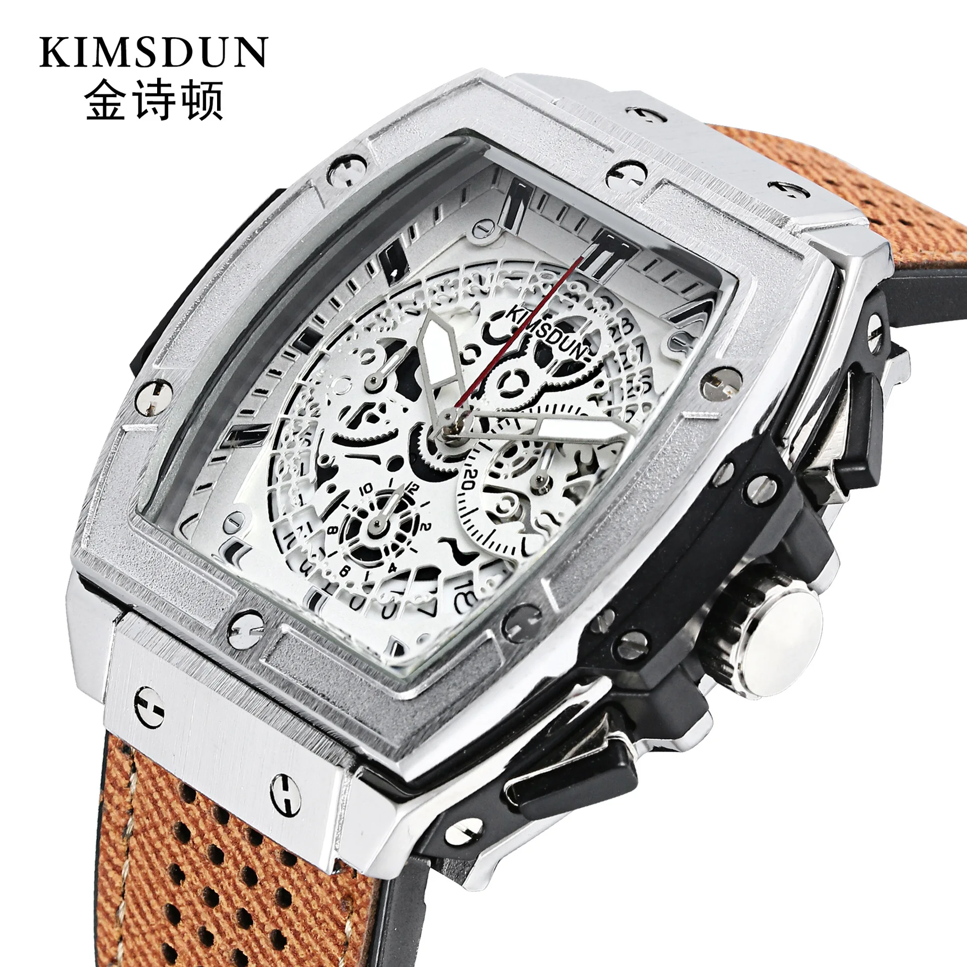 

Relogio Masculino Watches Men's Fashion Sports Luminous Second Hand Waterproof Belt Watch Quartz Watch Reloj Hombre