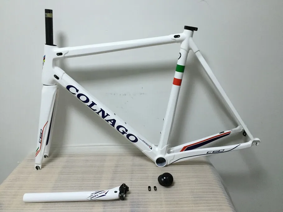 Белый Colnago C60 C64 карбоновый дорожный велосипед с R7000 R8000 Groupset Carbon 50 мм Колесная