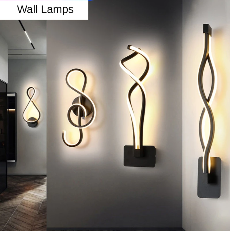 Современные минималистичные Настенные светильники для гостиной спальни