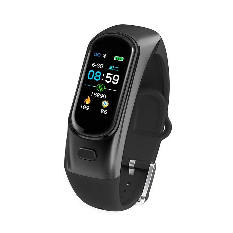 H109 спортивный умный браслет Bluetooth гарнитура комбо reloj inteligente Фитнес браслет Прямая D20