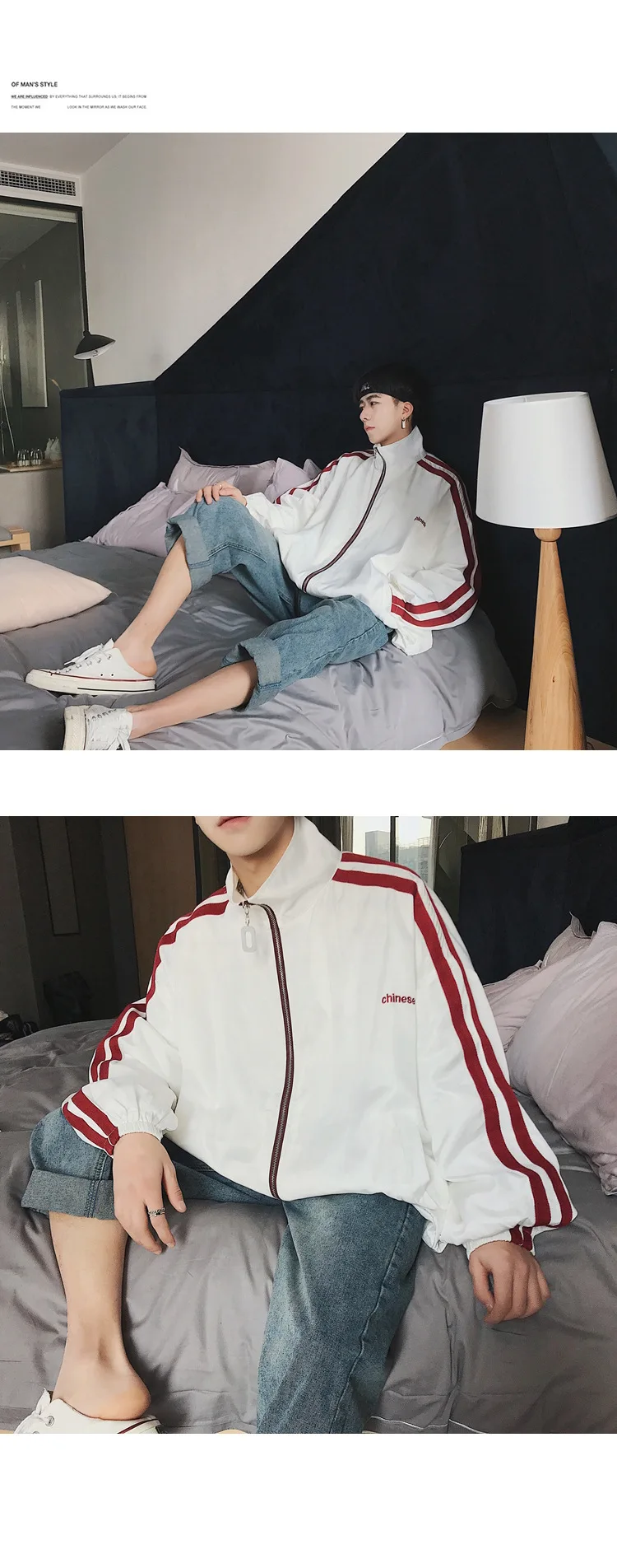 Zijun Весенняя новая стильная бейсбольная форма Ulzzang, куртка для мальчиков, Трендовое студенческое свободное универсальное пальто