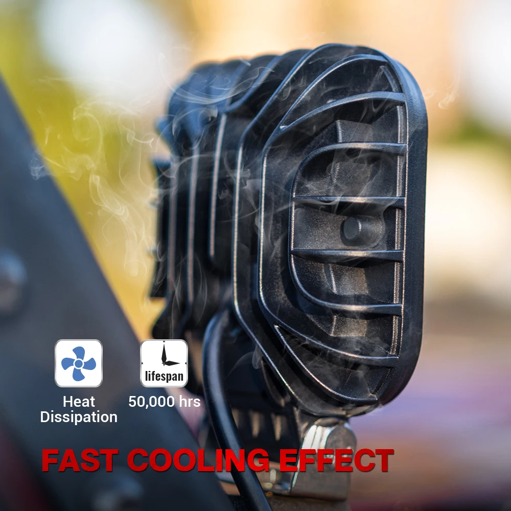 MICTUNING 2 шт. 27 Вт квадратный светодиодный рабочий светильник WS 4 дюйма Pods 2335 лм для