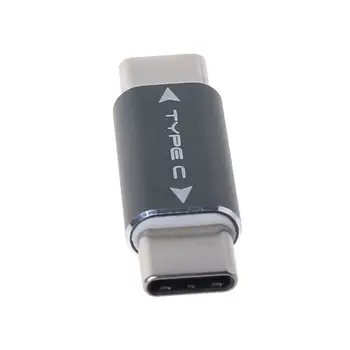 

Black Metal C Male to Male USB Adapter Converter Gen2 10Gbps USB-C Extender Connector Head