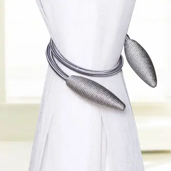 

2018 NEW Magnetic Curtain Tiebacks Universal Curtain Tie Rings Modern Curtain Rope Living Room Curtain Buckle