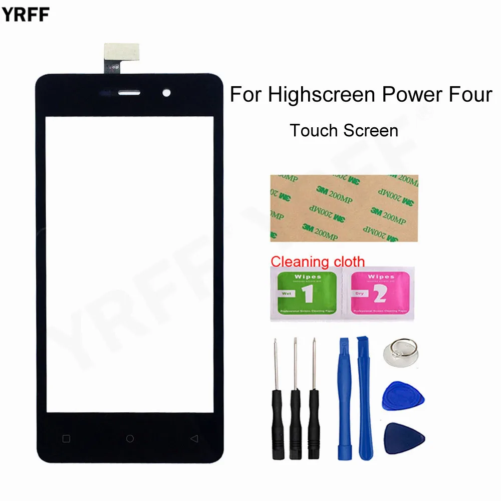 

Power 4 Touch Screen For HightScreen Power Four Touch Screen Digitizer Glass Panel Sensor New Mobile phone accessories