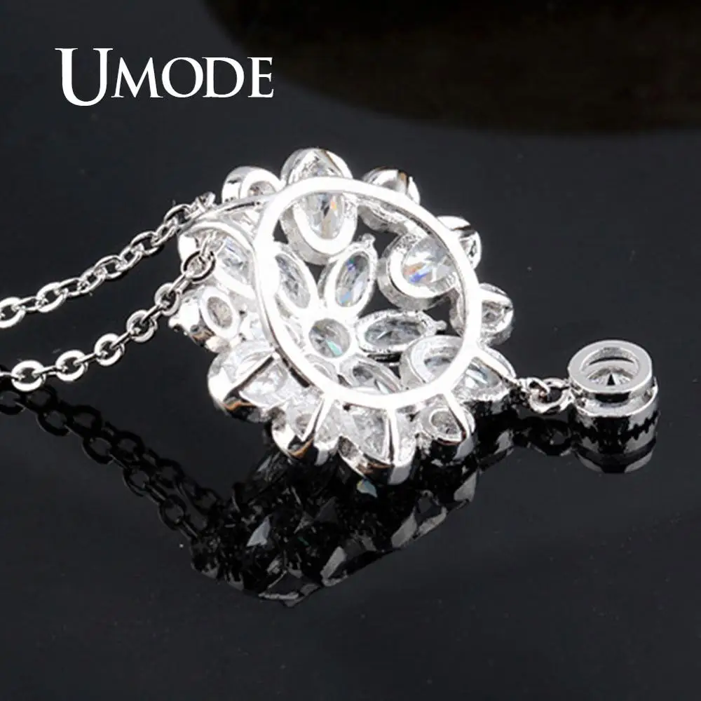 Umode принцесса маркиза вырезать CZ ювелирные изделия ожерелье UN0013|jewelry necklace|pendant