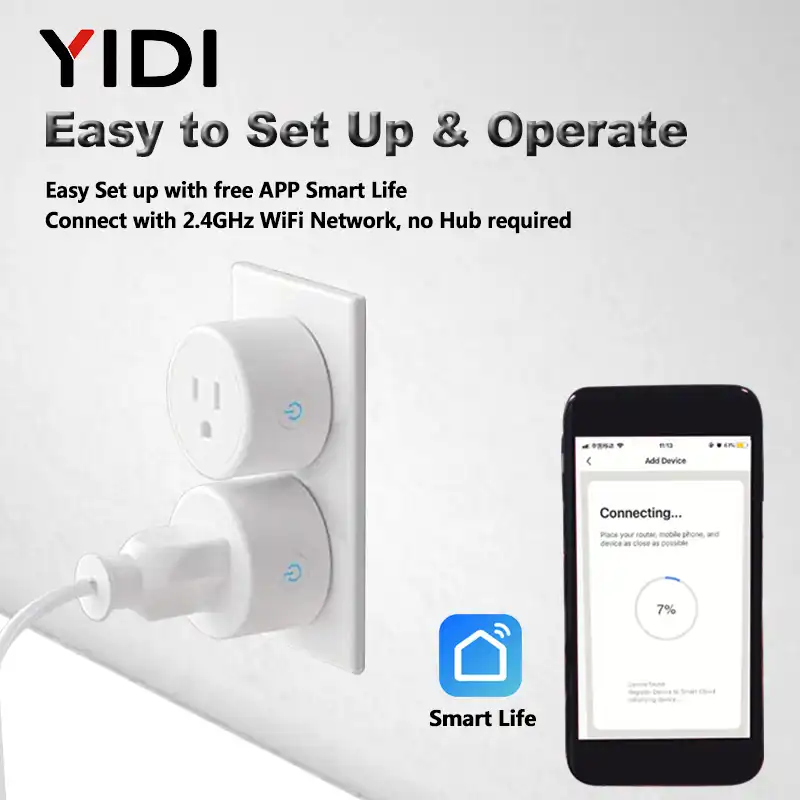 connect smart life plug to google home