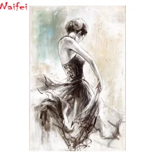 Фото на заказ 5d diy Алмазная вышивка Современная Женская Полная квадратная круглая Алмазная Стразы для вышивки крестом искусство для женщин домашний декор