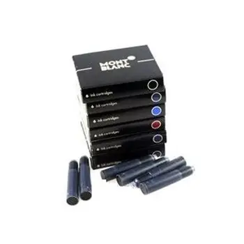 

Montblanc refill box of 10 blue or black ink cartridges