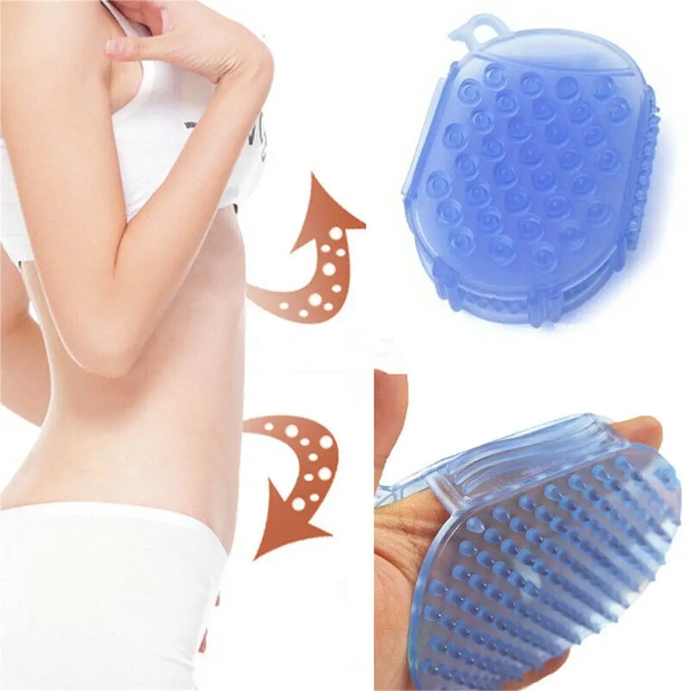 

Cleaning Silicone Massage Brush Scrubber for Body Bath Brush Exfoliating Gloves Exfoliation Shower Brush Bath Scrub Glove Spa
