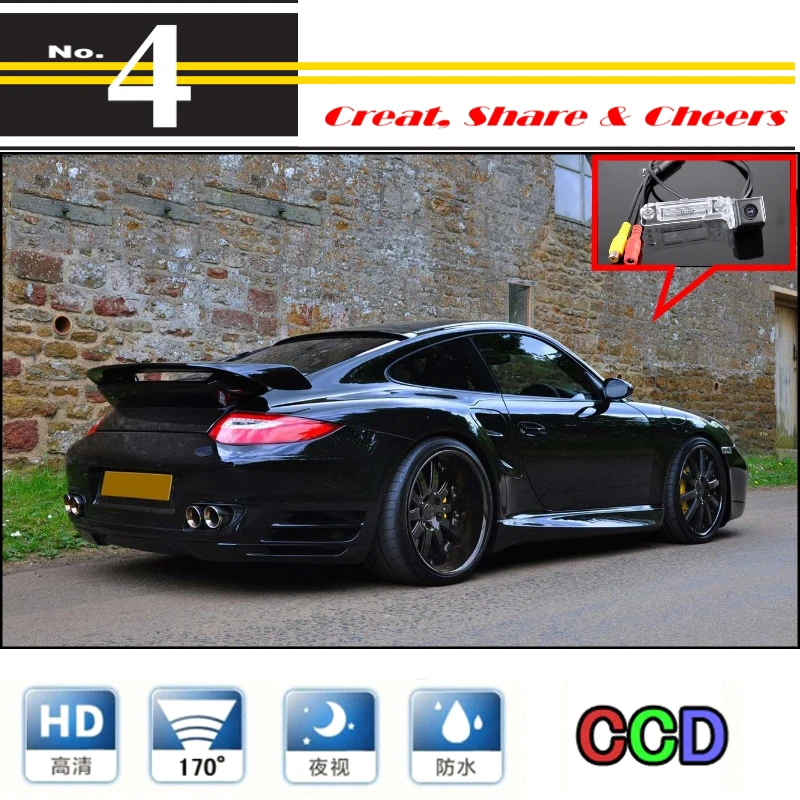 For Porsche 964 993 996 Carrera 911 1989~2005 High Quality Rear View Back Up Camera For PAL For Tuning  CCD + RCA (1)