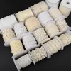 BOLIAO 2 Yard/Lot ABS Ivory/White Imitation Pearl Plastic Flatback Beads Chain Trim Sew On Wedding Patry Jewelry Findings Craft ► Photo 1/6