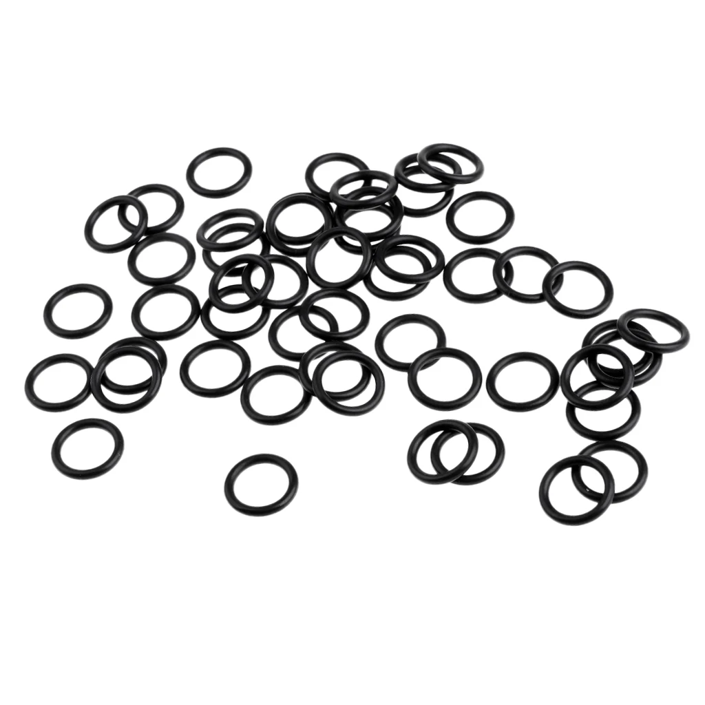 50Pieces Nitrile Rubber Sealing Dive Tank O Ring Seal Washer for Scuba Diving Cylinder/Tank