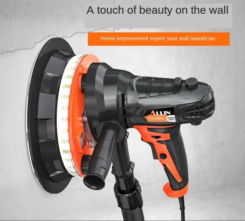 Multi-Function Putty Wall Polishing Machine Dust-Free Self-Priming Wall Grinding Machine Electric Sandpaper Universal